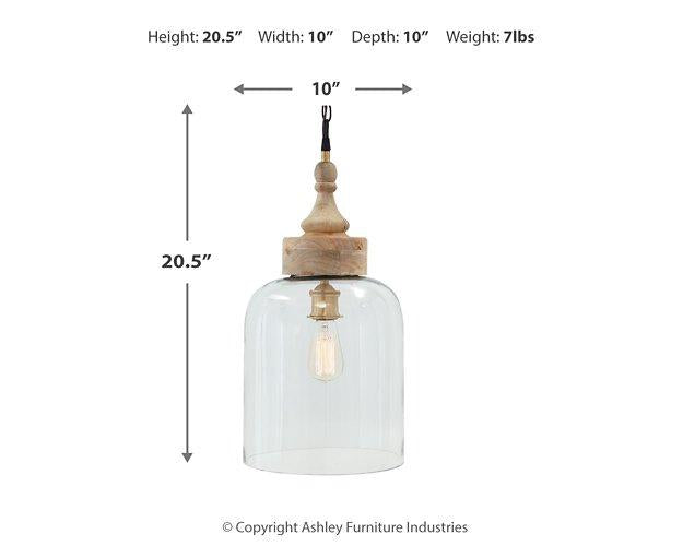 Faiz Pendant Light Pendant Ashley Furniture