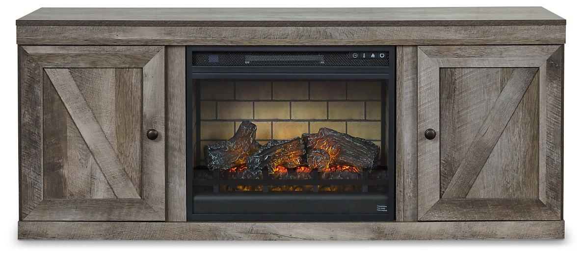 Wynnlow TV Stand with Electric Fireplace TV Stand Ashley Furniture