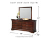 Alisdair Dresser and Mirror Dresser & Mirror Ashley Furniture