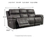 Erlangen Power Reclining Sofa Sofa Ashley Furniture