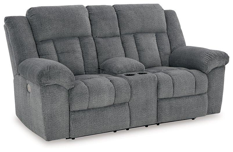 Tip-Off Power Reclining Loveseat Loveseat Ashley Furniture