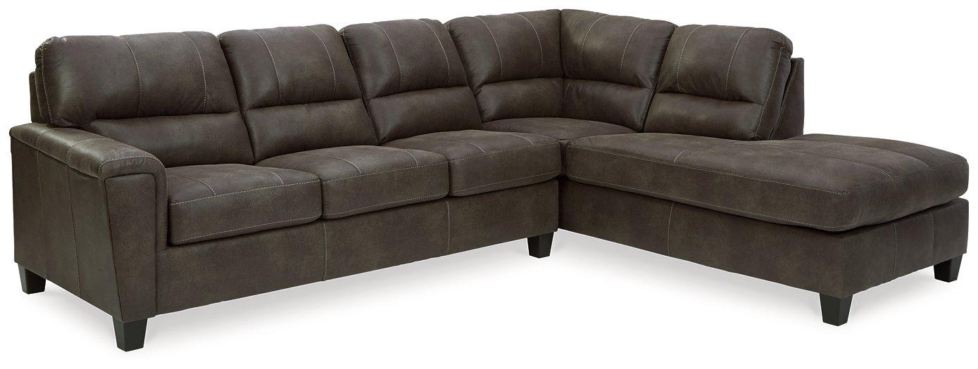 Navi 2-Piece Sleeper Sectional with Chaise Sectional Ashley Furniture