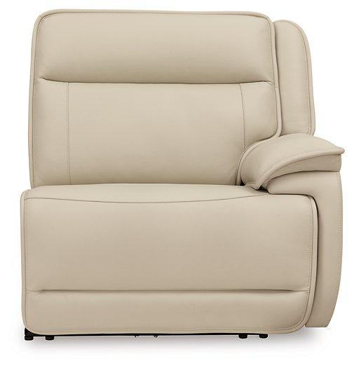 Double Deal Power Reclining Loveseat Sectional with Console Sectional Ashley Furniture