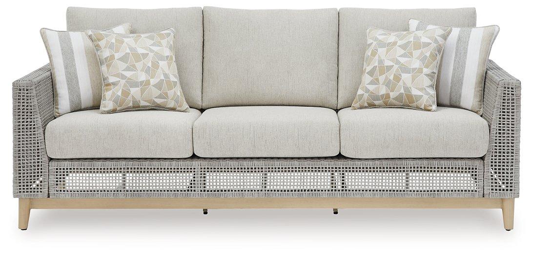 Seton Creek Outdoor Sofa with Cushion Outdoor Seating Ashley Furniture