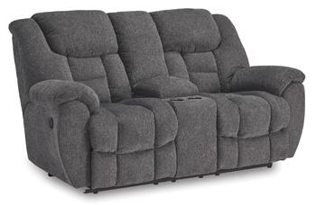 Foreside Reclining Loveseat with Console Loveseat Ashley Furniture