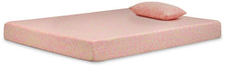 iKidz Pink Full Mattress and Pillow Mattress Ashley Furniture