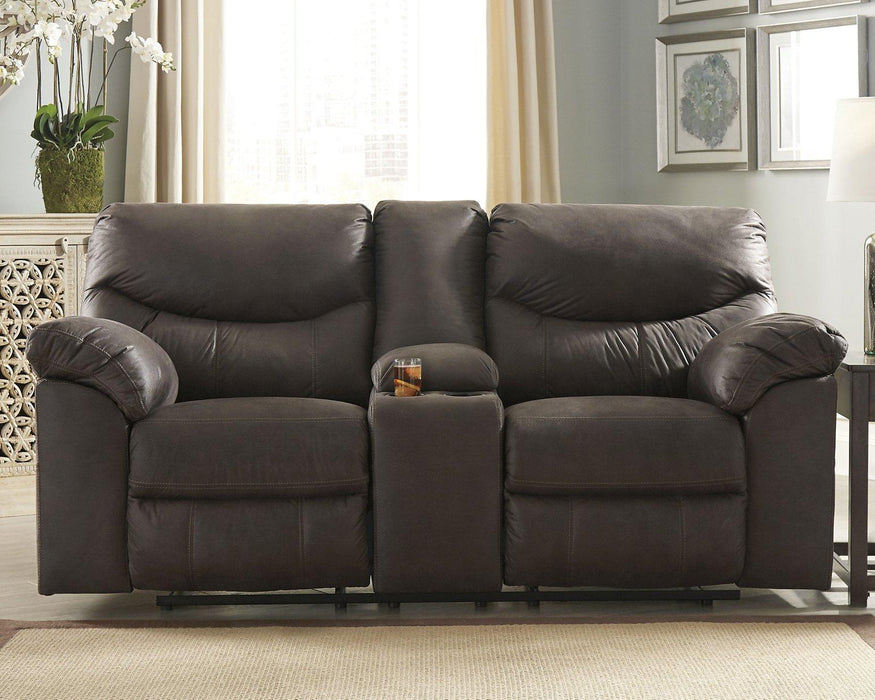 Boxberg Reclining Loveseat with Console Loveseat Ashley Furniture