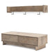 Oliah Bench with Coat Rack Coat Rack Ashley Furniture