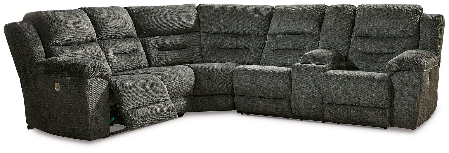 Nettington Power Reclining Sectional Sectional Ashley Furniture