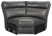 Samperstone Power Reclining Sectional Sectional Ashley Furniture