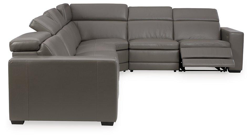 Texline Power Reclining Sectional Sectional Ashley Furniture