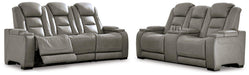 The Man-Den Living Room Set Living Room Set Ashley Furniture