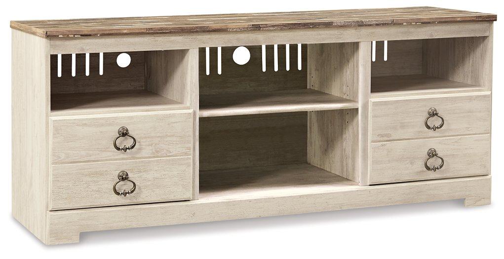 Willowton 4-Piece Entertainment Center Entertainment Center Ashley Furniture