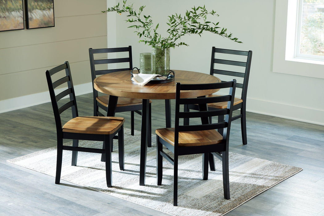 Blondon Dining Table and 4 Chairs (Set of 5) Dining Table Ashley Furniture