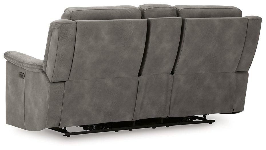 Next-Gen DuraPella Power Reclining Loveseat with Console Loveseat Ashley Furniture