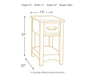 Breegin Chairside End Table End Table Ashley Furniture