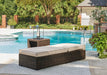 Coastline Bay Outdoor Chaise Lounge with Cushion Outdoor Seating Ashley Furniture