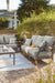 Visola Outdoor Sofa and Loveseat with Coffee Table Outdoor Dining Set Ashley Furniture