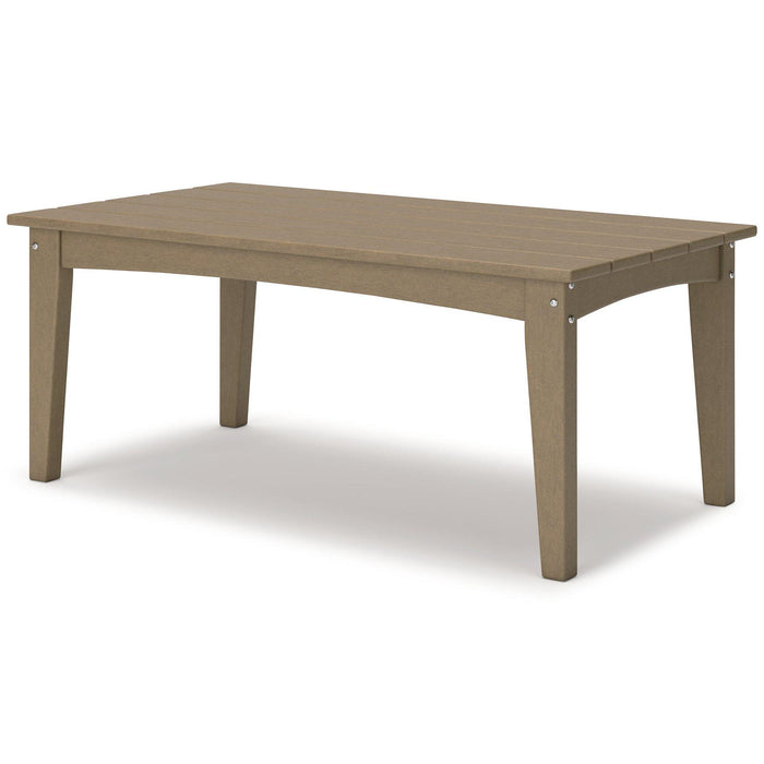 Hyland wave Outdoor Coffee Table Outdoor Cocktail Table Ashley Furniture