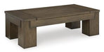 Rosswain Lift-Top Coffee Table Cocktail Table Lift Ashley Furniture