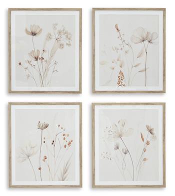 Bondner Wall Art (Set of 4) Wall Art Ashley Furniture