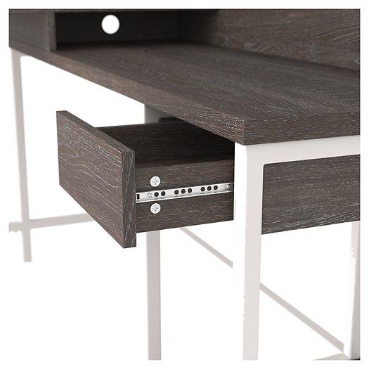 Dorrinson Home Office L-Desk with Storage Desk Ashley Furniture