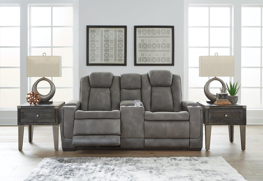 Next-Gen DuraPella Power Reclining Loveseat with Console Loveseat Ashley Furniture