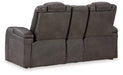 Fyne-Dyme Power Reclining Loveseat with Console Loveseat Ashley Furniture