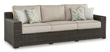 Coastline Bay Outdoor Sofa with Cushion Outdoor Seating Ashley Furniture