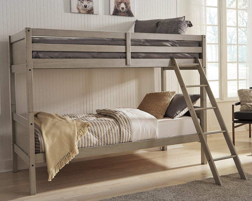 Lettner Youth / Bunk Bed with Ladder Youth Bed Ashley Furniture