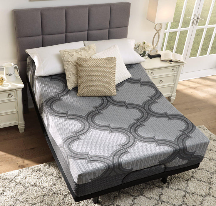 12 Inch Ashley Hybrid King Adjustable Base and Mattress Mattress Ashley Furniture