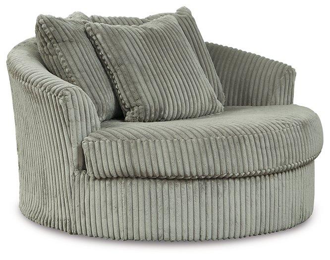 Lindyn Oversized Swivel Accent Chair Chair Ashley Furniture