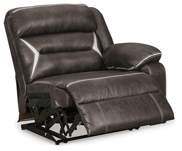 Kincord Power Reclining Sectional Loveseat Sectional Ashley Furniture