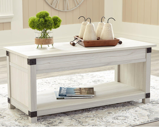 Bayflynn Lift-Top Coffee Table Cocktail Table Lift Ashley Furniture