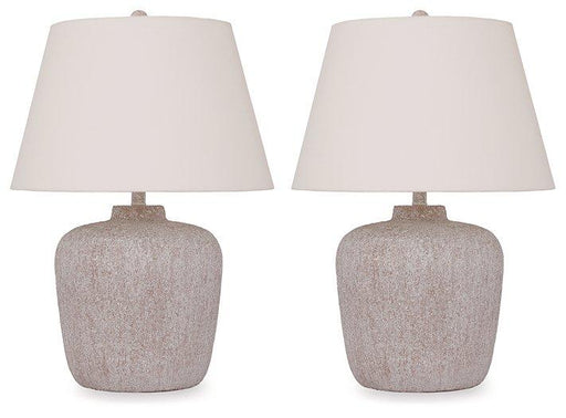 Danry Lamp Set Table Lamp Set Ashley Furniture