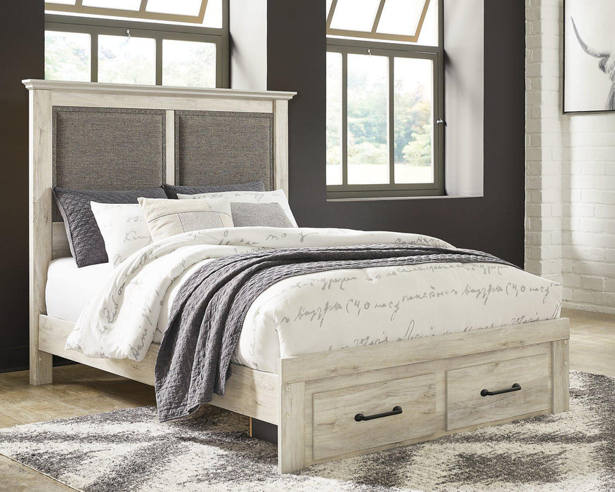 Cambeck Upholstered Panel Storage Bed Bed Ashley Furniture