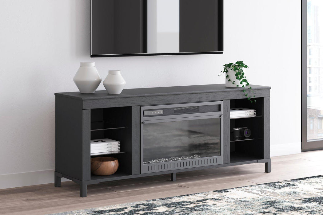 Cayberry 60" TV Stand with Electric Fireplace Entertainment Center Ashley Furniture