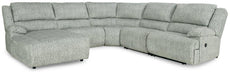 McClelland Reclining Sectional with Chaise Sectional Ashley Furniture