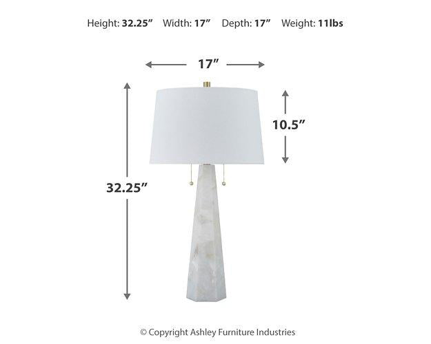 Laurellen Lamp Set Table Lamp Set Ashley Furniture