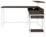 Dorrinson Home Office L-Desk with Storage Desk Ashley Furniture