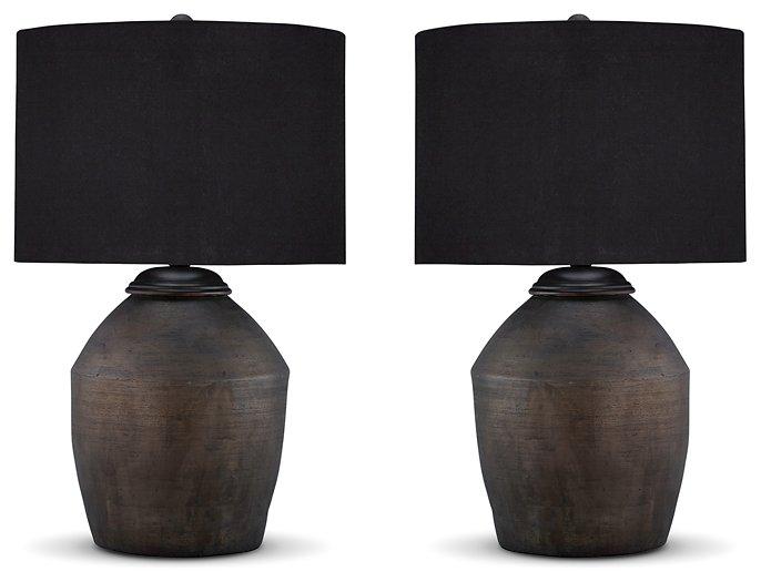 Naareman Lamp Set Table Lamp Set Ashley Furniture