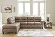 Navi 2-Piece Sectional Sofa Sleeper Chaise Sectional Ashley Furniture