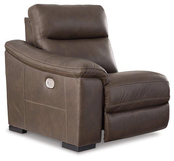 Salvatore 3-Piece Power Reclining Loveseat with Console Sectional Ashley Furniture