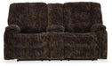 Soundwave Reclining Loveseat with Console Loveseat Ashley Furniture