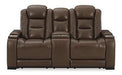 The Man-Den Power Reclining Loveseat with Console Loveseat Ashley Furniture