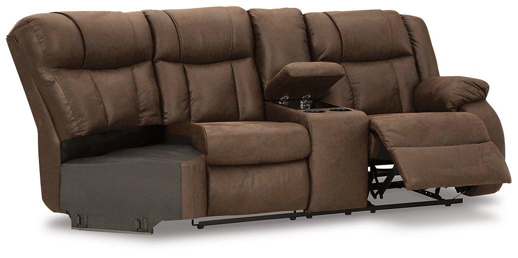 Trail Boys 2-Piece Reclining Sectional Sectional Ashley Furniture