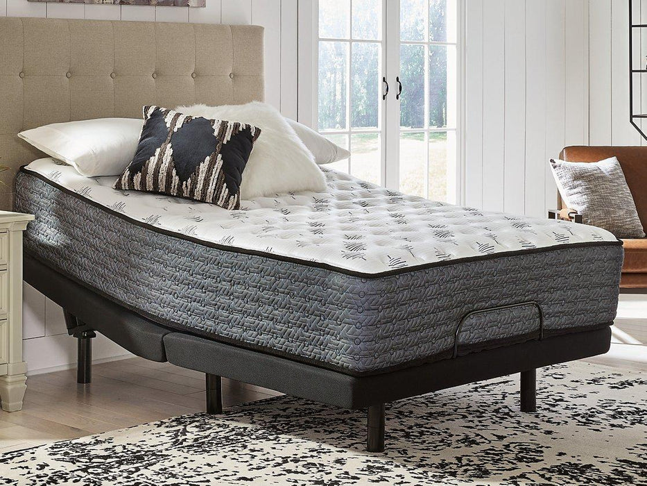 Ultra Luxury Firm Tight Top with Memory Foam Mattress and Base Set Mattress Set Ashley Furniture