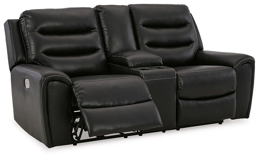 Warlin Power Reclining Loveseat with Console Loveseat Ashley Furniture