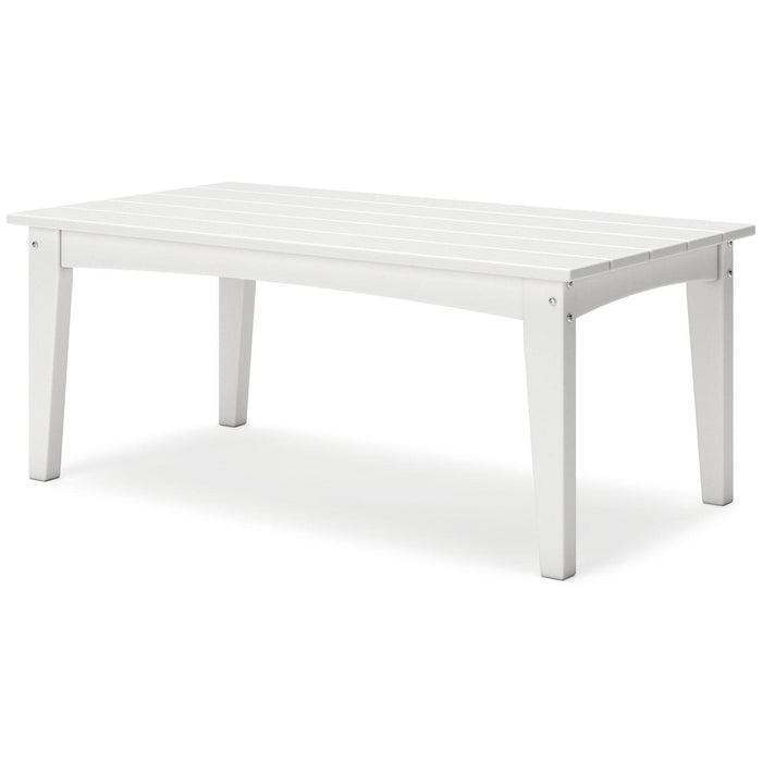 Hyland wave Outdoor Coffee Table Outdoor Cocktail Table Ashley Furniture