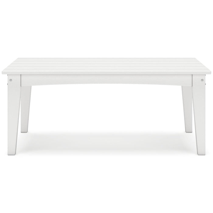 Hyland wave Outdoor Coffee Table Outdoor Cocktail Table Ashley Furniture